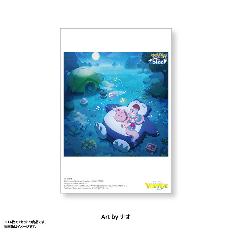 Pokémon feat. Hatsune Miku VOLTAGE Live! Postcard Set B (14 postcards)