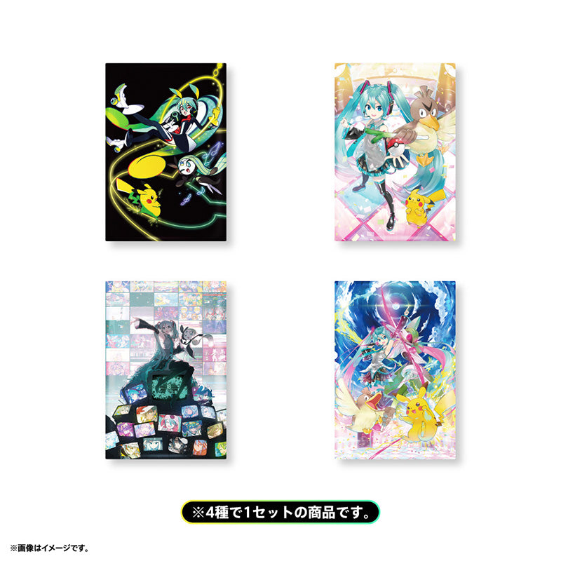 Pokémon feat. Hatsune Miku VOLTAGE Live! Can badges (set of 4)