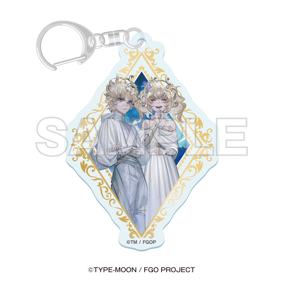 "Fate/Grand Order x Konica Minolta Planetarium" Life-Size Glitter Acrylic Keychain (5 types)