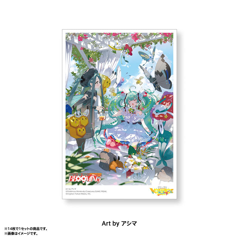 Pokémon feat. Hatsune Miku VOLTAGE Live! Postcard Set D (14 postcards)