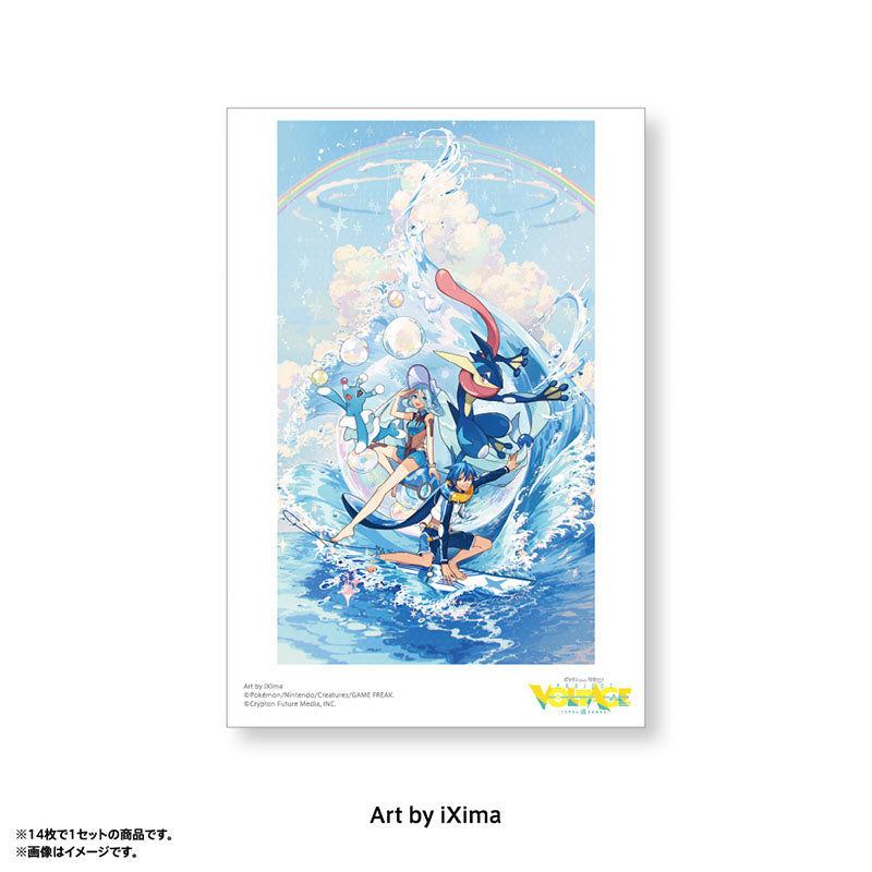 Pokémon feat. Hatsune Miku VOLTAGE Live! Postcard Set A (14 postcards)