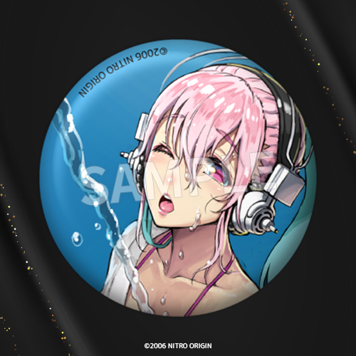 Super Sonico Debut 15th Anniversary "Little Devil Sonico" 57mm Can Badge J
