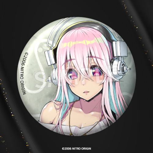 Super Sonico Debut 15th Anniversary "Little Devil Sonico" 57mm Can Badge J