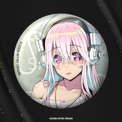 Super Sonico Debut 15th Anniversary "Little Devil Sonico" 57mm Can Badge J