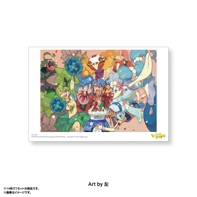 Pokémon feat. Hatsune Miku VOLTAGE Live! Postcard Set C (14 postcards)