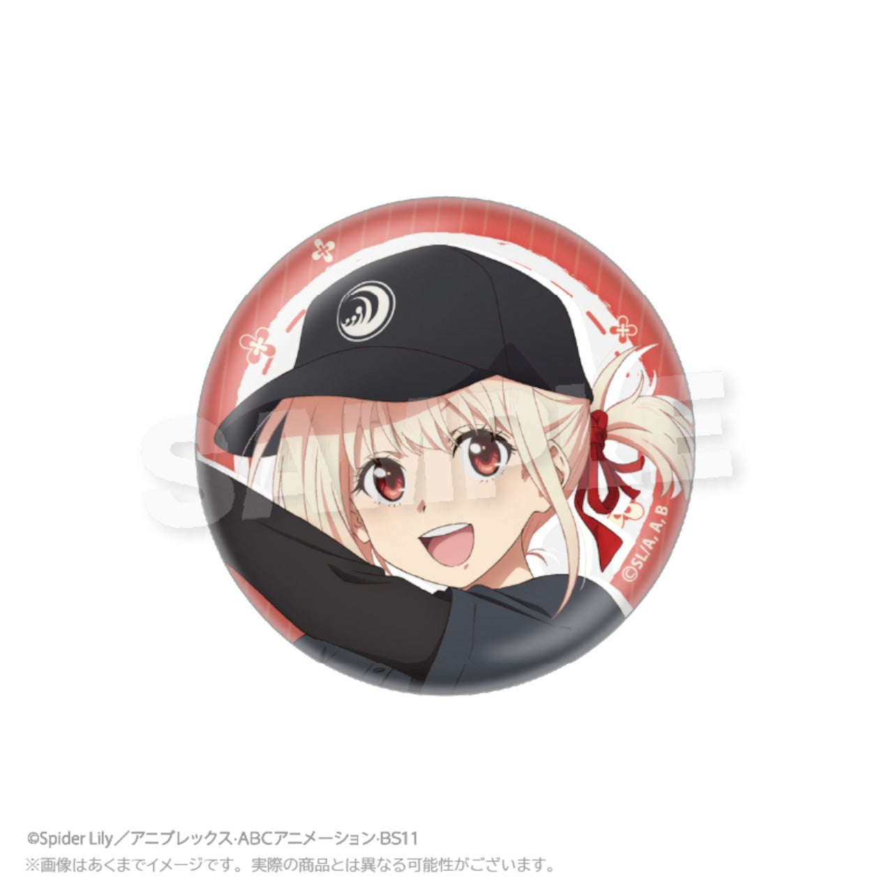 "Lycoris Recoil x Okonomiyaki Yukari" Trading Can Badges (Box - 8 types)
