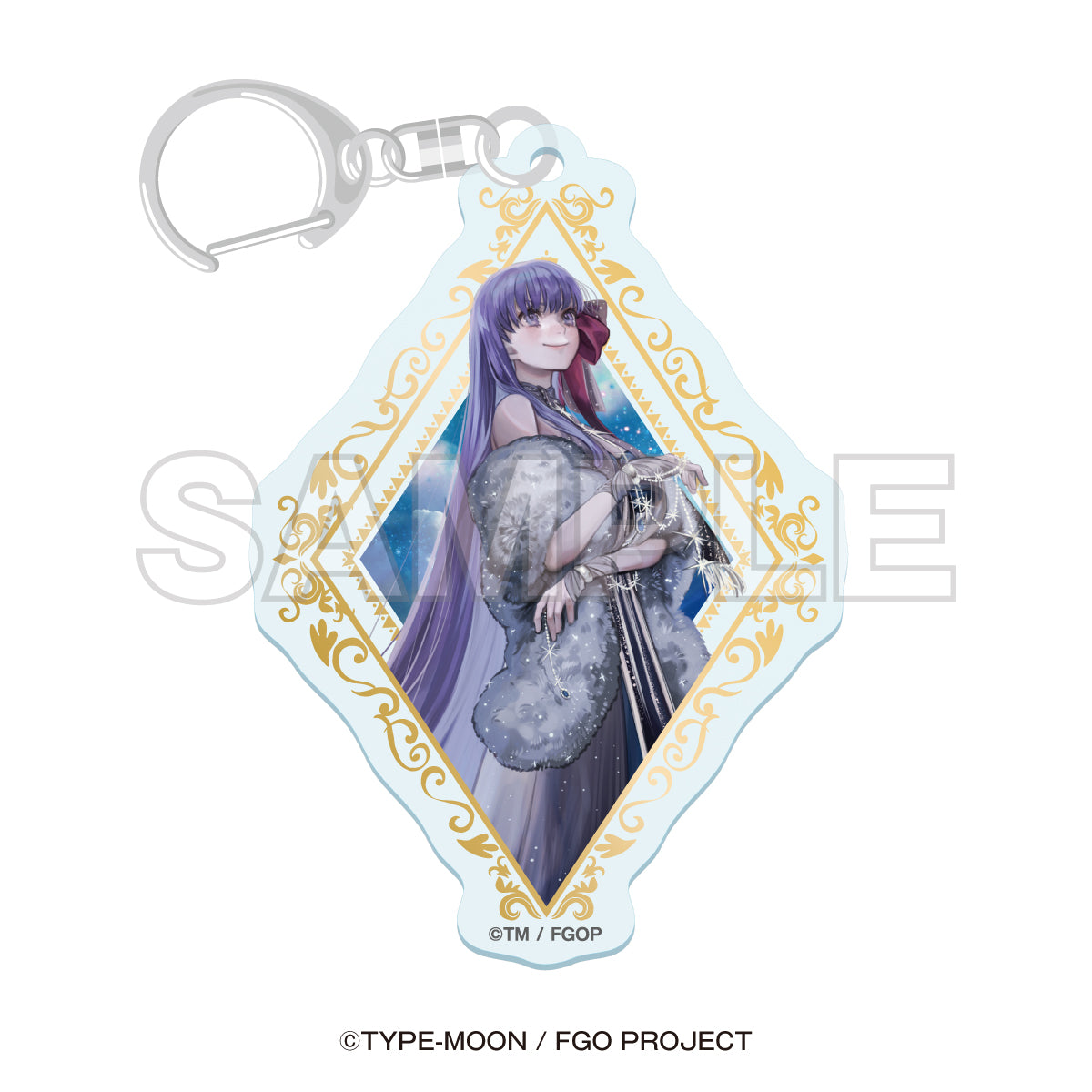 "Fate/Grand Order x Konica Minolta Planetarium" Life-Size Glitter Acrylic Keychain (5 types)