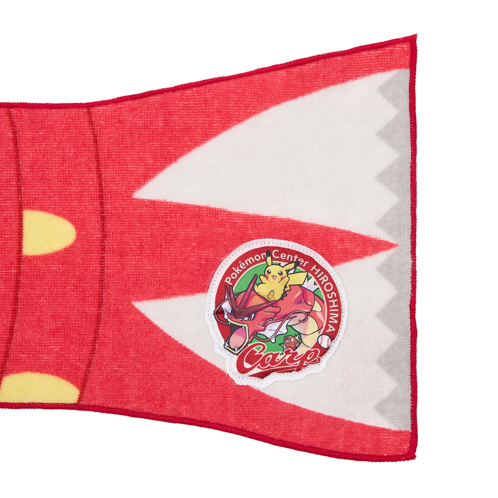 Carp x Pokémon Center Hiroshima R Towel Scarf Red Gyarados