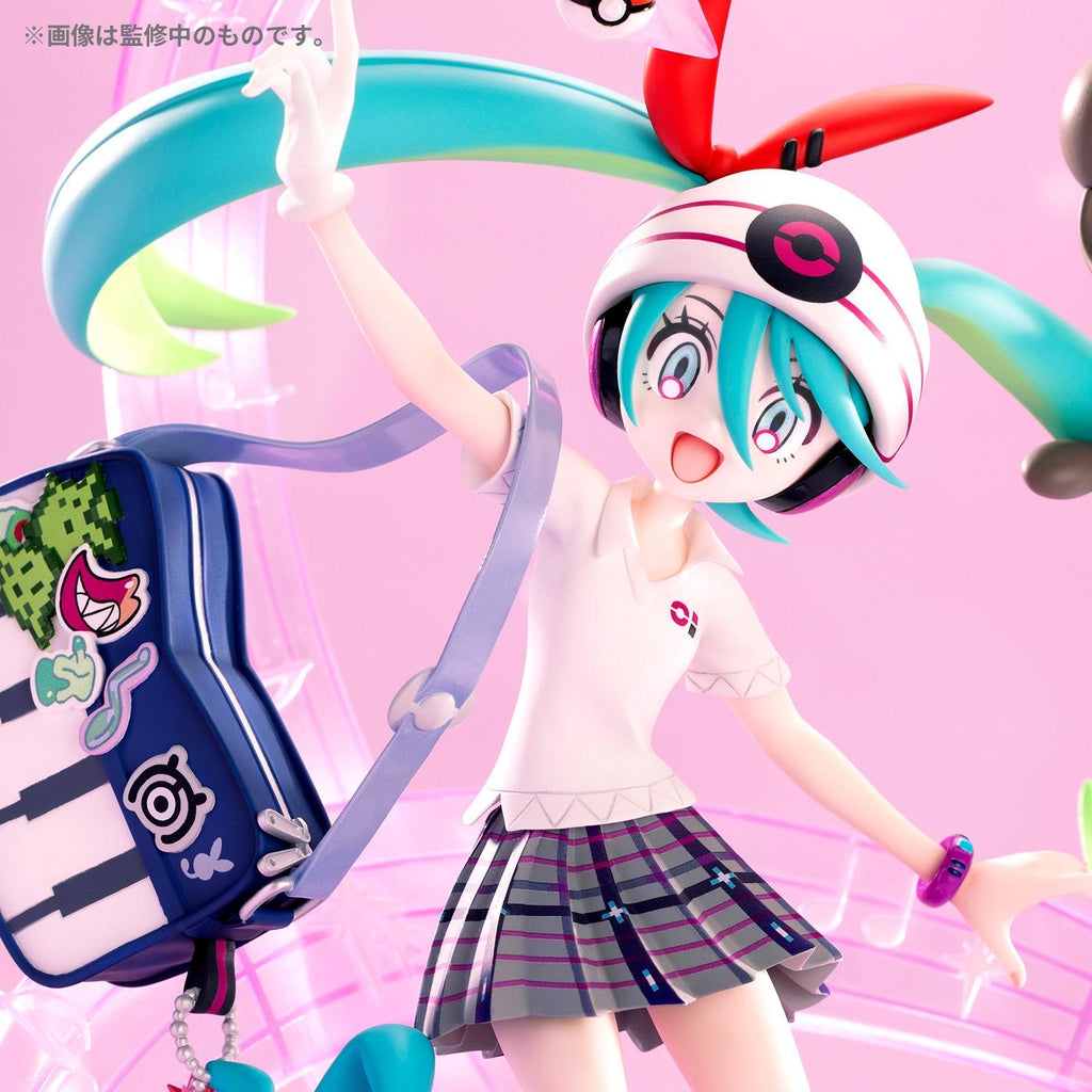 PokéMiku 18 Harmony Stage: Hatsune Miku (Psychic) & Meloetta Figure