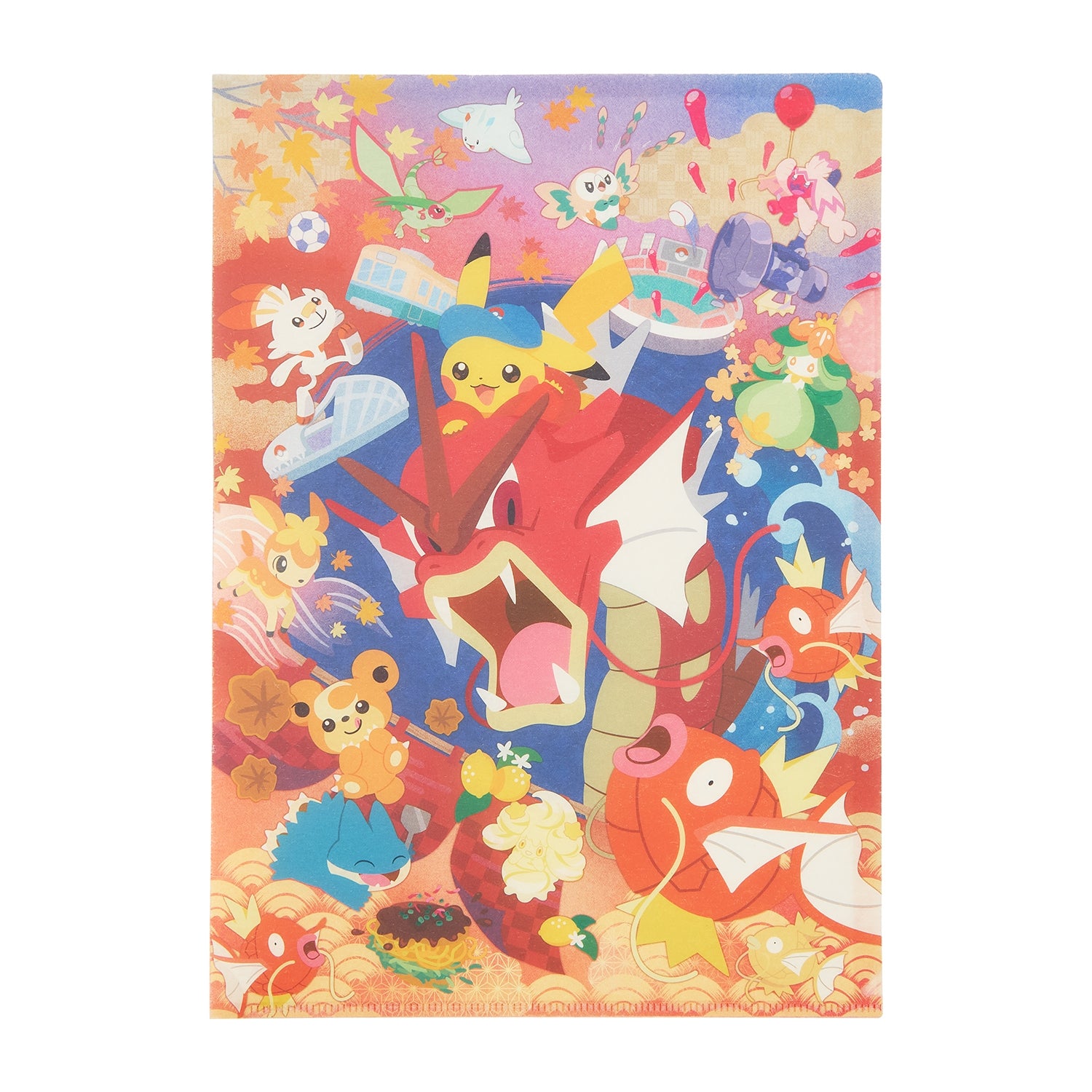 Pokémon Center Hiroshima R Set of 2 Japanese-style A4 Clear Files