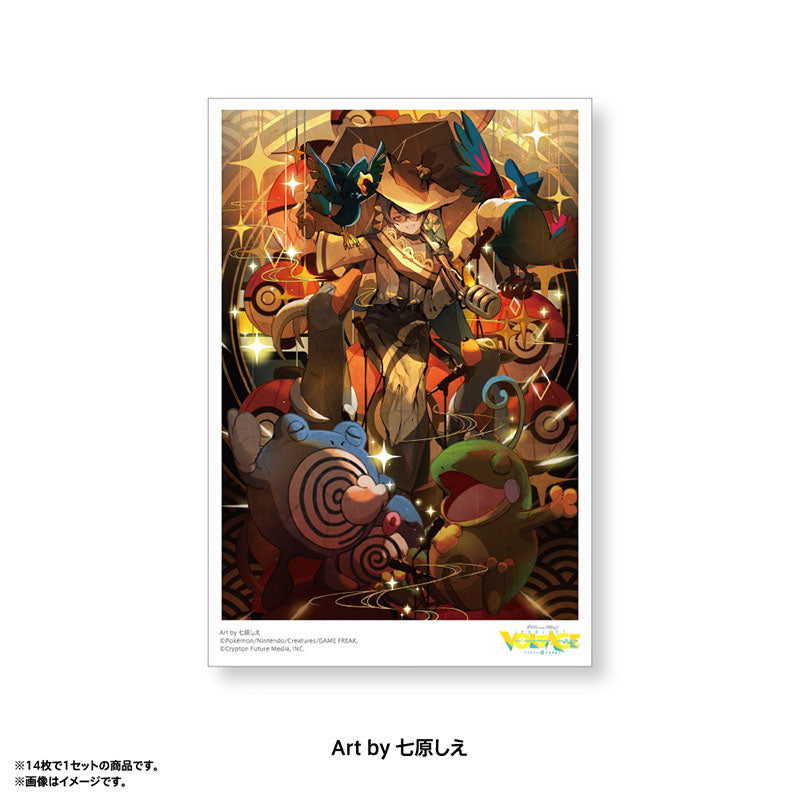 Pokémon feat. Hatsune Miku VOLTAGE Live! Postcard Set B (14 postcards)