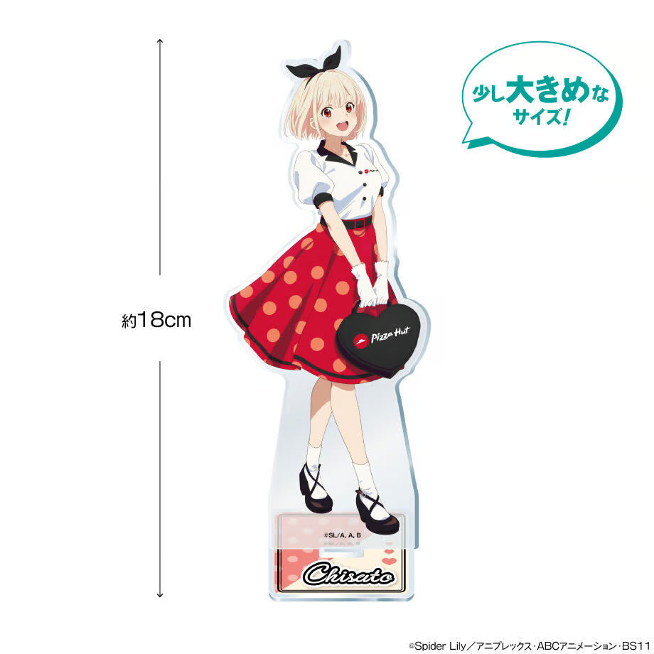 Lycoris Recoil x Pizza Hut Collaboration Acrylic Stand Nishikigi Chisato