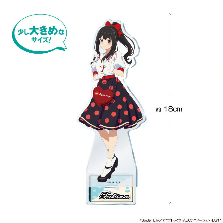 Lycoris Recoil x Pizza Hut Collaboration Acrylic Stand B Takina Inoue