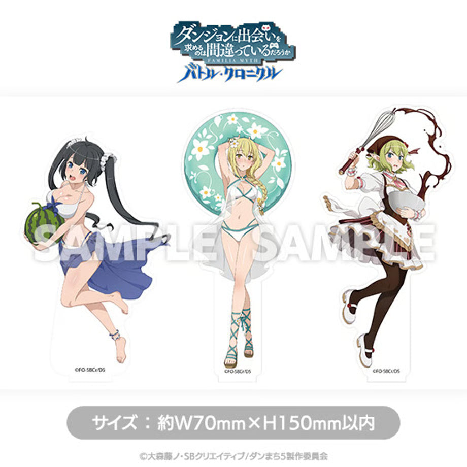 "Is It Wrong to Try to Pick Up Girls in a Dungeon? Battle Chronicle" Acrylic Stand