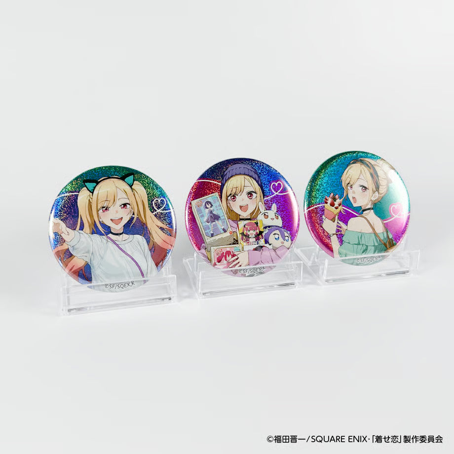 My Dress-Up Darling Glitter Can Badge (3 types)