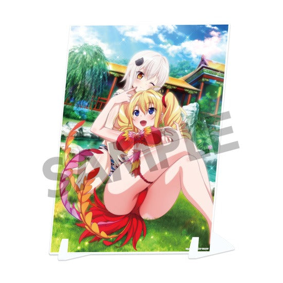 High School DxD HERO Visual Acrylic Plate Vol.3 Koneko & Ravel Divine Beast Game A Ver.