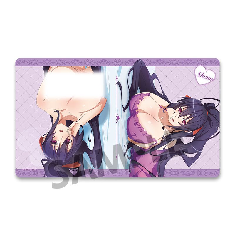 High School DxD HERO Original Rubber Mat Akeno Himejima Sleeping Ver.