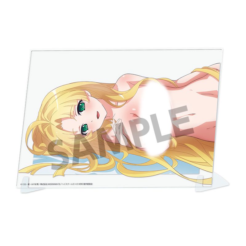 High School DxD HERO Original Visual Acrylic Plate Sleeping Together B ver. (5 types)