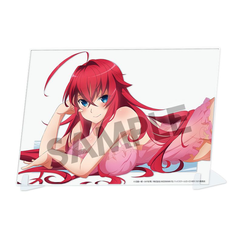 High School DxD HERO Original Visual Acrylic Plate Sleeping Together A ver. (5 types)
