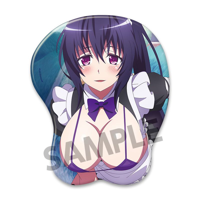 High School DxD HERO Original 3D Mouse Pad: Akeno Himejima Sexy Maid Ver.