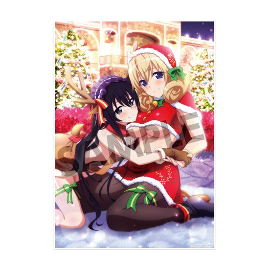 High School DxD HERO Visual Acrylic Plate Vol.2 Ophis & Le Fay Christmas Duet ver.