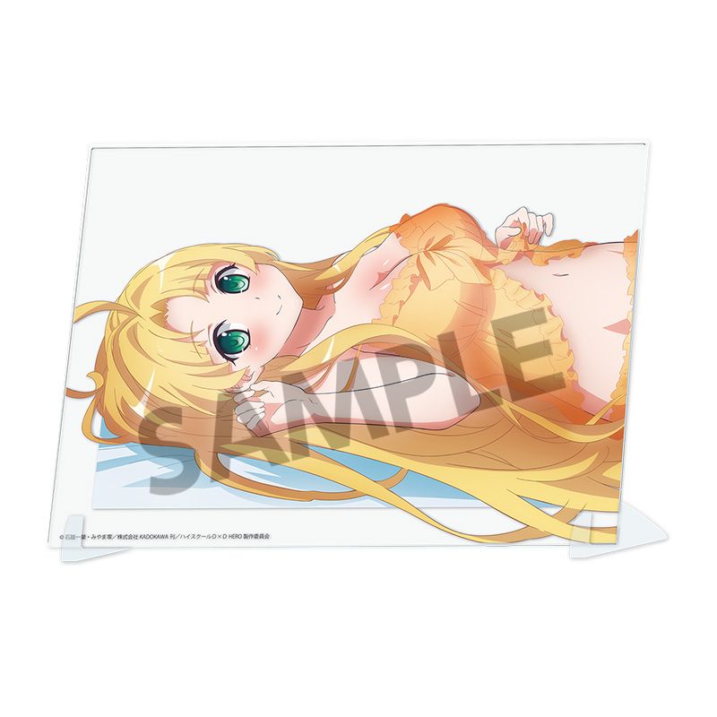 High School DxD HERO Original Visual Acrylic Plate Sleeping Together A ver. (5 types)