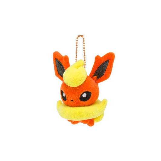 Pokémon Flareon Poké Doll Plush Mascot Keychain