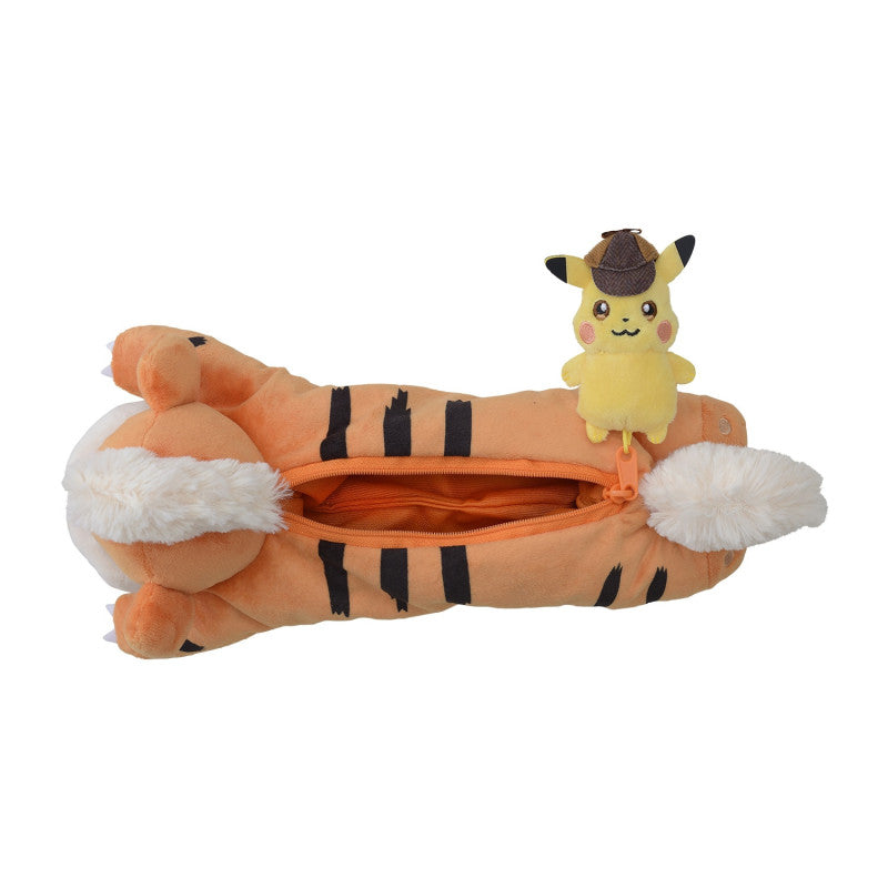 Pokémon Detective Pikachu Growlithe & Pikachu Plush Pencil Case
