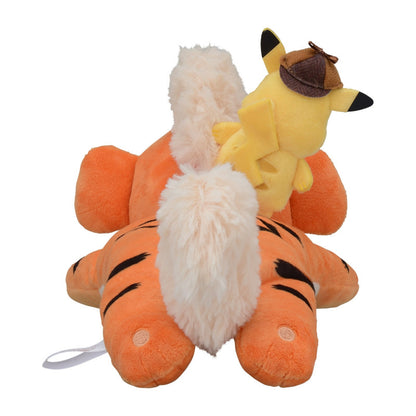 Pokémon Detective Pikachu Growlithe & Pikachu Plush Pencil Case