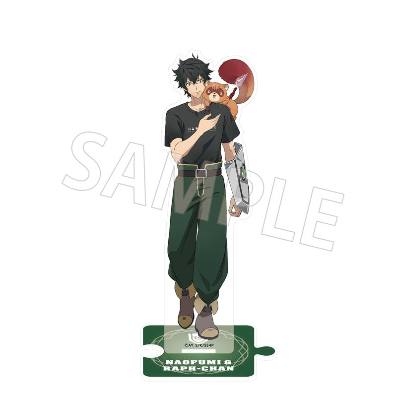 The Rising of the Shield Hero Shield Fest Acrylic Stand Naofumi Iwatani & Raph-chan