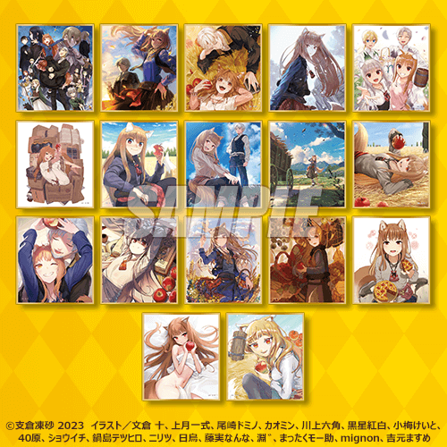Dengeki Bunko 30th Anniversary "Spice and Wolf" Mini Colored Illustration Board