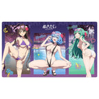 Nukitashi The Animation Original Illustration Night Pool Ver. Desk Mat