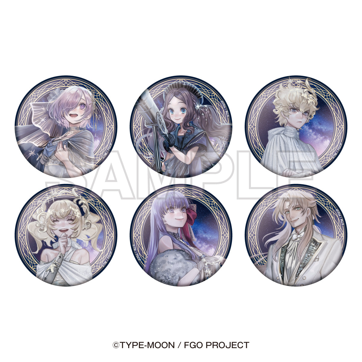 "Fate/Grand Order x Konica Minolta Planetarium" Trading Life-Size Badges (5 types - Blind)
