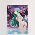 Nukitashi The Animation Original Illustration B2 Tapestry Night Pool Ver. Touka Reizilin