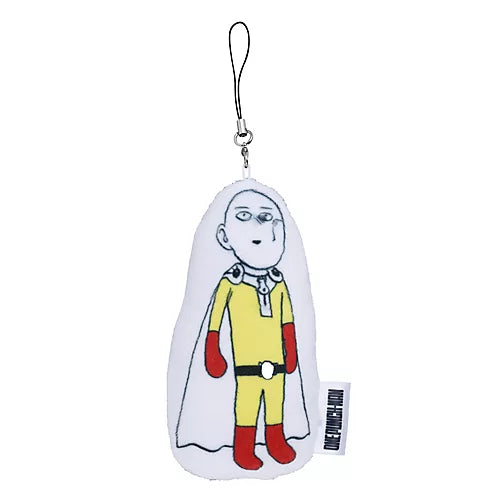 One Punch Man Saitama Mascot Plush Strap