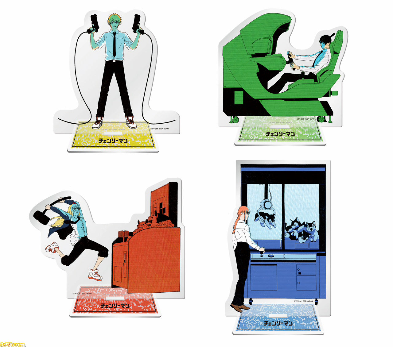 Chainsaw Man x Bandai Namco Acrylic Stand Power Arcade Ver.