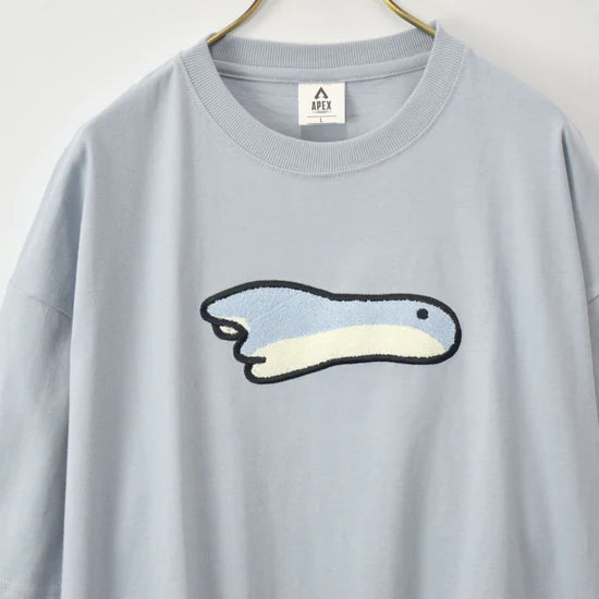 APEX LEGENDS ™ Rabbit Men Sagara Embroidery T-Shirt, Loose Fit (Blue)