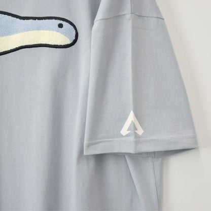APEX LEGENDS ™ Rabbit Men Sagara Embroidery T-Shirt, Loose Fit (Blue)