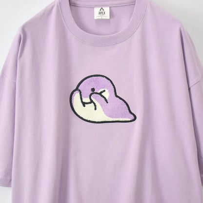 APEX LEGENDS ™ Rabbit Men Sagara Embroidery T-Shirt, Loose Fit (Purple)