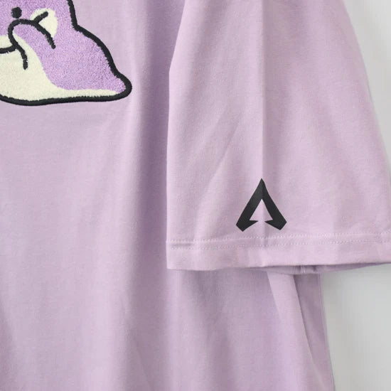 APEX LEGENDS ™ Rabbit Men Sagara Embroidery T-Shirt, Loose Fit (Purple)