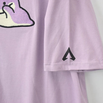 APEX LEGENDS ™ Rabbit Men Sagara Embroidery T-Shirt, Loose Fit (Purple)